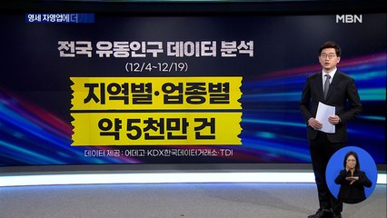 [데이터M] 영세할수록 더 가혹한 거리두기…지난 주말 식당 손님 30%↓