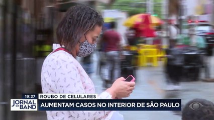 O aumento de roubos de celulares não é uma exclusividade das capitais e cidades grandes. No interior, esse crime também virou uma praga.