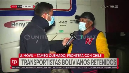 Unos 400 camiones están varados en Tambo Quemado