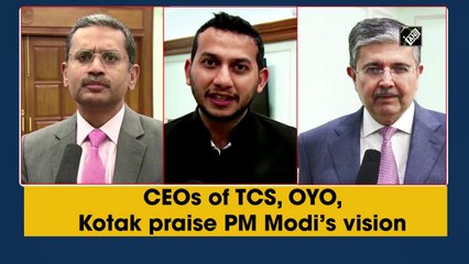 CEOs of TCS, OYO, Kotak praise PM Modi’s vision