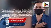 Pangulong Duterte at Sen. Bong Go, personal na bumisita sa Negros Occidental na matinding tinamaan ng bagyong Odette