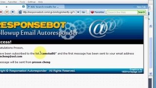 AOL Email confirmation and tutorial