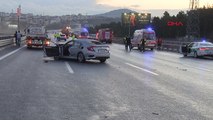 Çekmeköy Kuzey Marmara Otoyolu'nda zincirleme kaza