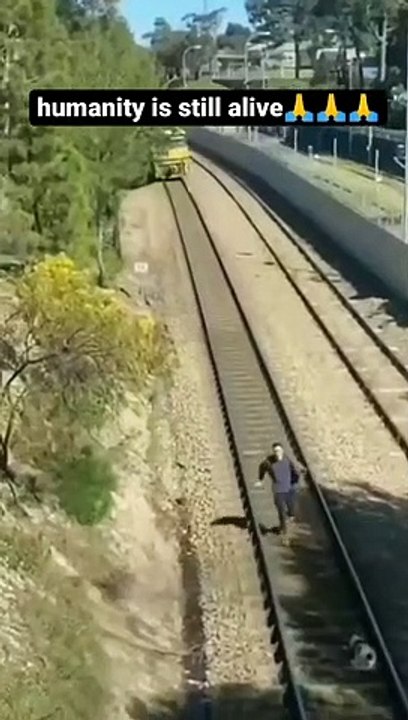 Saving A Dog In The Last Second #humanity