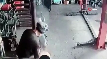 Sobaya benzin döken adam az kalsın kendini ve yeğenini yakıyordu