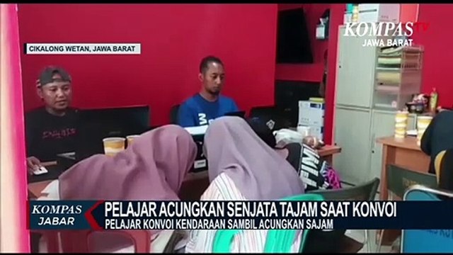 Polisi Tangkap Pelajar Yang Acungkan Senjata Tajam Saat Konvoi