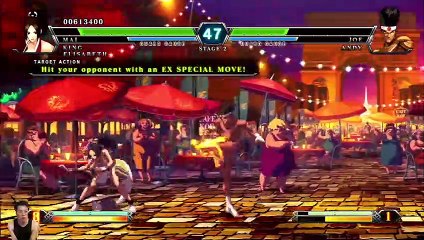 (PS3) KOF XIII - 17 - SP07 - Elisabeth. Mai, King - Lv 5 Hardest pt1
