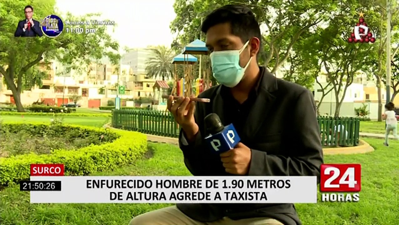 Surco: taxista denunció que fue agredido tras brindar servicio a un pasajero que no quiso pagar