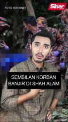 Sembilan korban banjir di Shah Alam