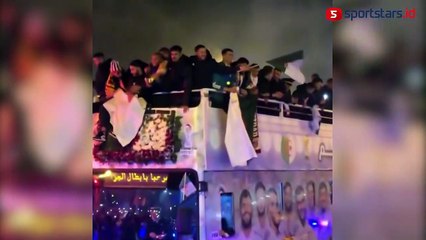 Lautan Manusia Warnai Penyambutan Timnas Aljazair Usai Raih Gelar Juara Arab Cup 2021