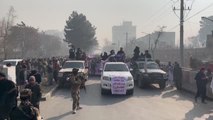 Afganistan'ın başkenti Kabil'de ABD karşıtı protesto gösterisi düzenlendi