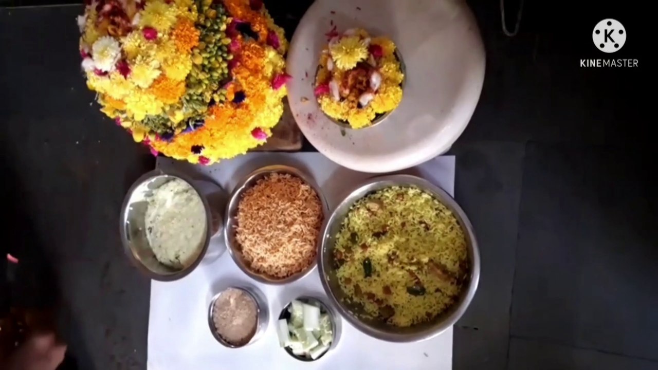 Telengana Festival Saddula Bathukamma/సద్దుల బతుకమ్మ పూజ/indian festival/flowers decoration