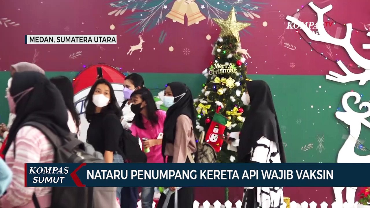 Selama Nataru Penumpang Kereta Api Wajib Vaksin