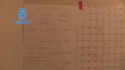 La Policía Nacional detiene en Murcia a dos traficantes que sorteaban una narcocesta de Navidad
