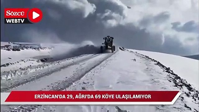Doğu'da beyaz esaret... Binden fazla yerleşim alanına ulaşılamıyor!