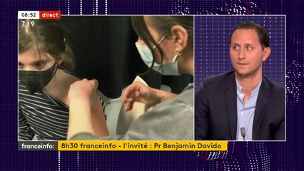 Covid-19 : "Il ne faut pas vacciner 6 millions d'enfants pour contrebalancer 6 millions d'adultes irresponsables", dit Benjamin David
