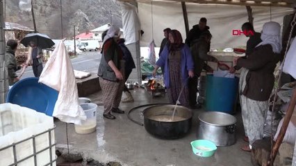 HAKKARİ'DE, 120 YILLIK TAŞ DEĞİRMENİNDE TAHİN ÜRETİMİ