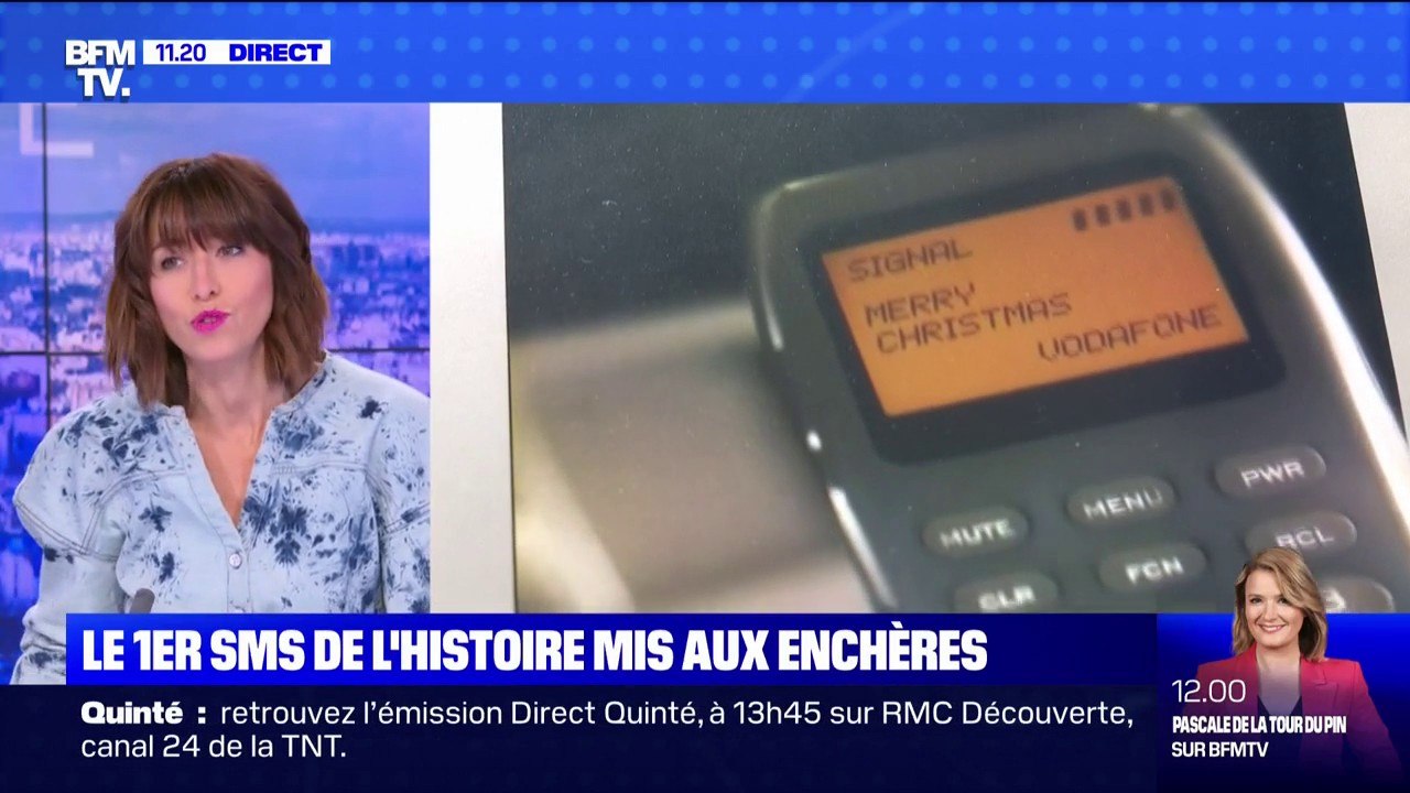 Le premier SMS de l'histoire mis aux enchères ce mardi à Paris