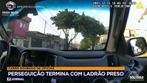 Uma perseguição terminou com ladrão preso após roubo de carro na zona sul de São Paulo.