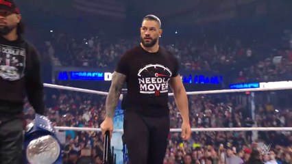 Brock Lesnar lays waste to Roman Reigns and The Usos_ SmackDown, Dec. 17, 2021 ( 720 X 1280 )