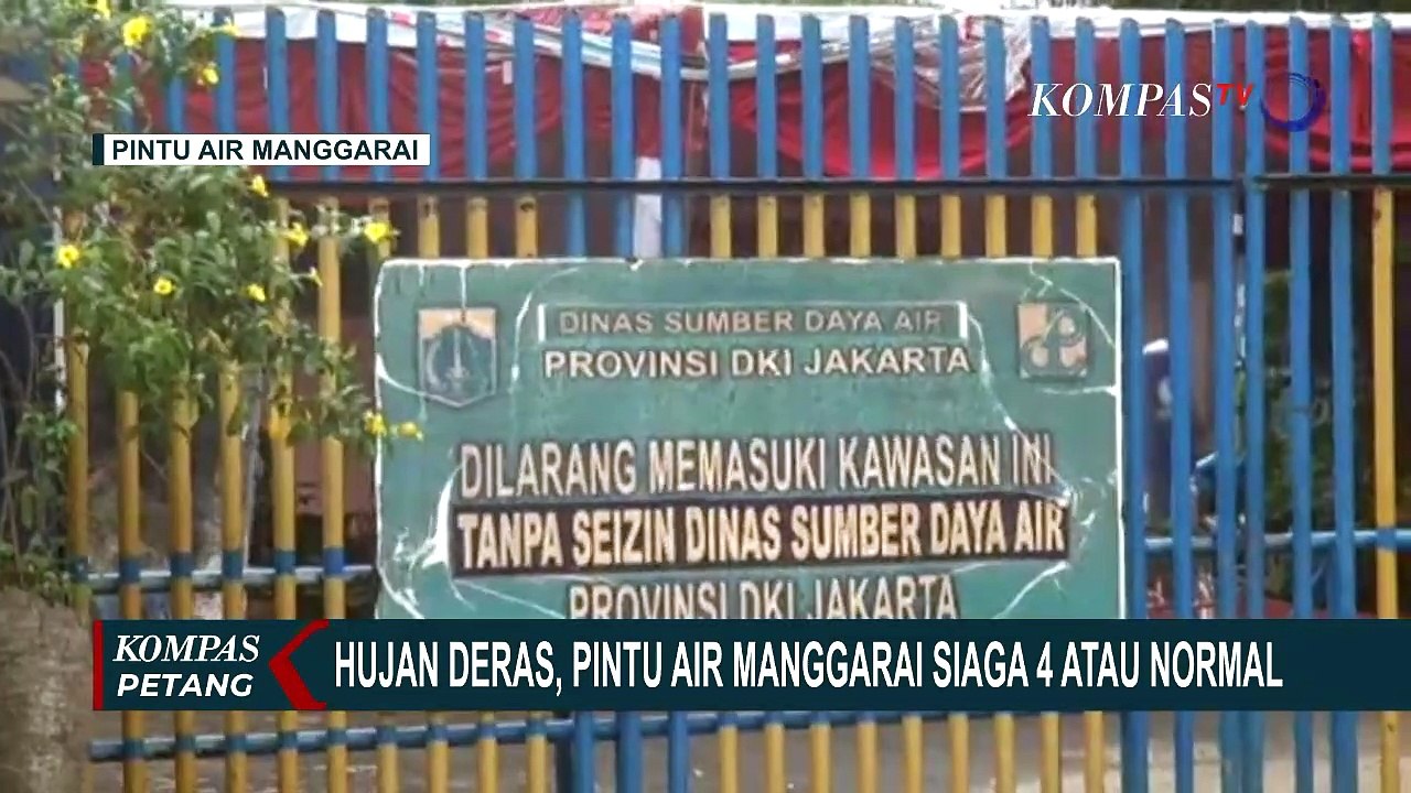 Akibat Hujan Deras yang Mengguyur Jakarta, Seju...