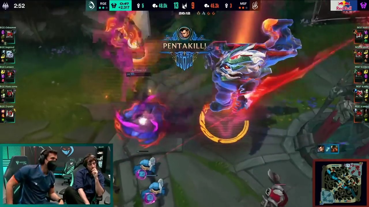 La Pentakill de Inspired frente a Misfits