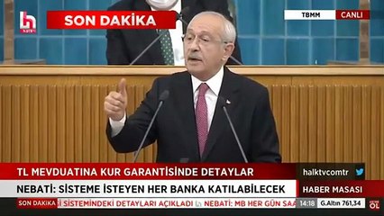 Kılıçdaroğlu'ndan TL mevduatına Hazine garantisi için olay iddia