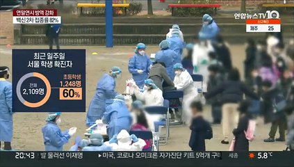 백신 안 맞은 초등생 감염률 급증…"접종 확대 총력"