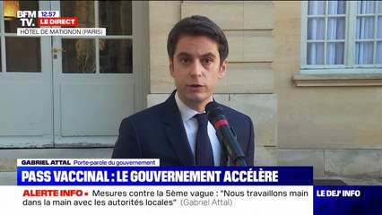 Gabriel Attal: "La campagne de rappel avance à une cadence jamais atteinte, nous battons des records"