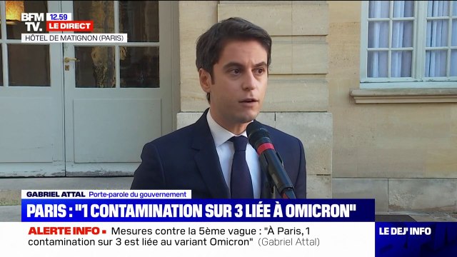 Gabriel Attal: Accélérer c'est aussi mettre en place le pass vaccinal sans attendre