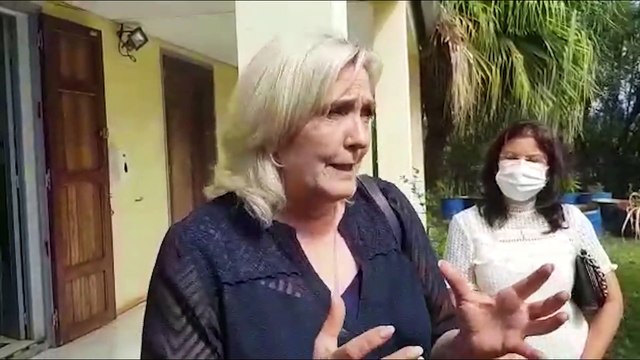 Marine Le Pen à la rencontre des acteurs de la filière canne