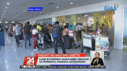 Ilang biyaherong naghahabol makauwi sa probinsya, dumagsa sa paliparan | 24 Oras