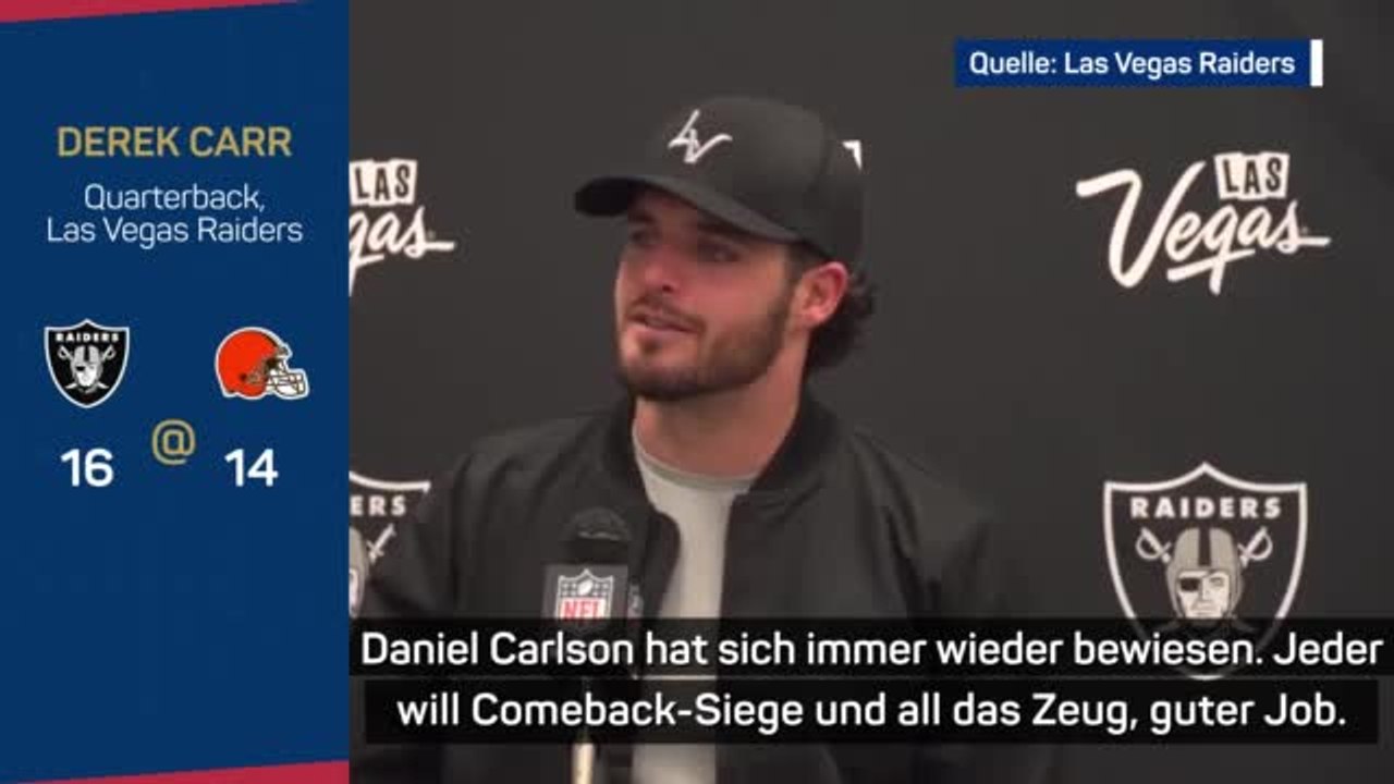 Carr: “jeder will comeback-siege, aber...”
