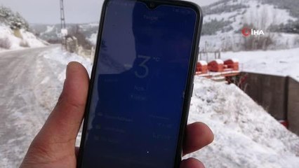 Yozgat dondu, araçlar ilerlemekte güçlük çekti