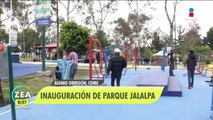 Inauguran el parque Jalalpa en la alcaldía Álvaro Obregón