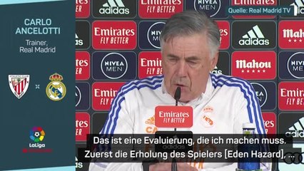 Ancelotti: Hazard “soll sich im Spiel wohl fühlen”