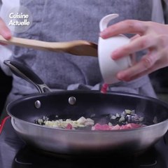 CUISINE ACTUELLE - Champignons farcis au chèvre et au lard