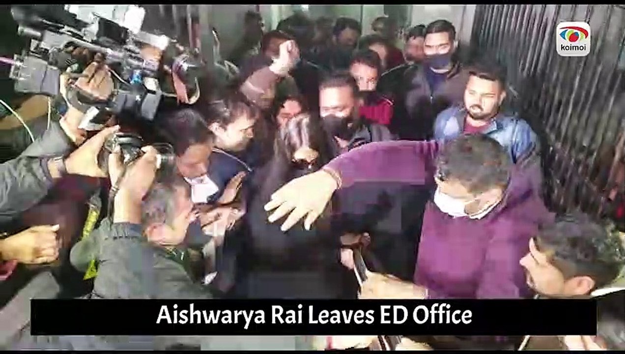 Aishwarya Rai Bachchan Gets All Slick & Stylish Getting Spotted Leaving ED's Office