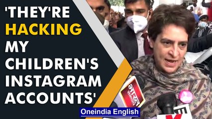 Priyanka Gandhi Vadra claims her children’s Instagram accounts have been hacked | Oneindia News
