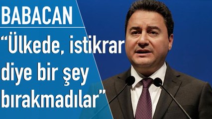 "Onur kırıcı, tehlikeli bir oyun!" | Ali Babacan, 'kur garantisi'ni yorumladı