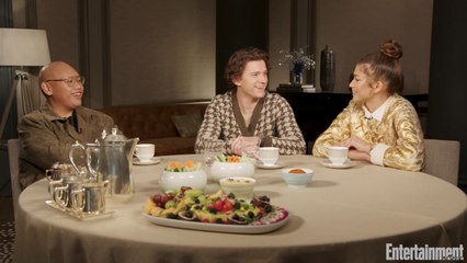 Jacob Batalon and Zendaya on Meeting the 'Spider-Man: No Way Home' Villains