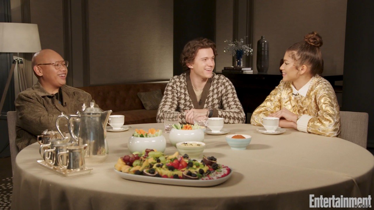 Jacob Batalon and Zendaya on Meeting the 'Spider-Man: No Way Home' Villains