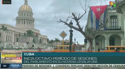 下载视频: teleSUR Noticias 10:30 21-12: Inicia Octavo Período Ordinario de Sesiones del Parlamento cubano