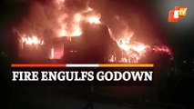 Watch | Massive Fire Engulfs Goods Manufacturing Unit