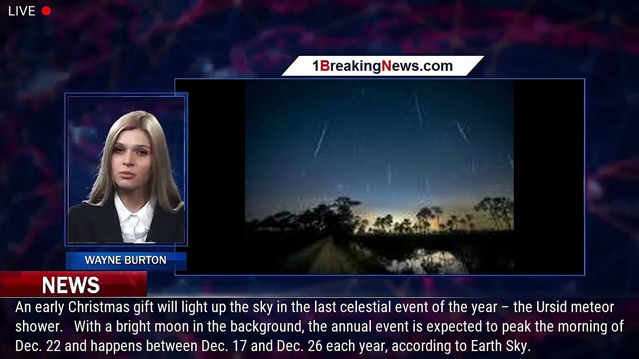 The last meteor shower of 2021 peaks on the longest night of the year. Here's how to watch