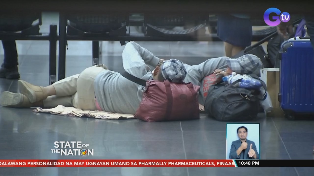Mga nagpapa-rebook ng flight, dagsa sa NAIA; Maraming pasahero, stranded din sa Mactan-Cebu Int'l Airport | SONA