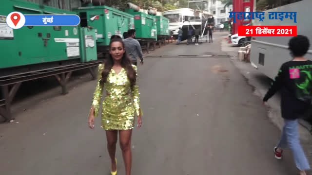 Mumbai : मलायका अरोरा 'इंडियाज बेस्ट डांसर'च्या सेटवर स्पॉट