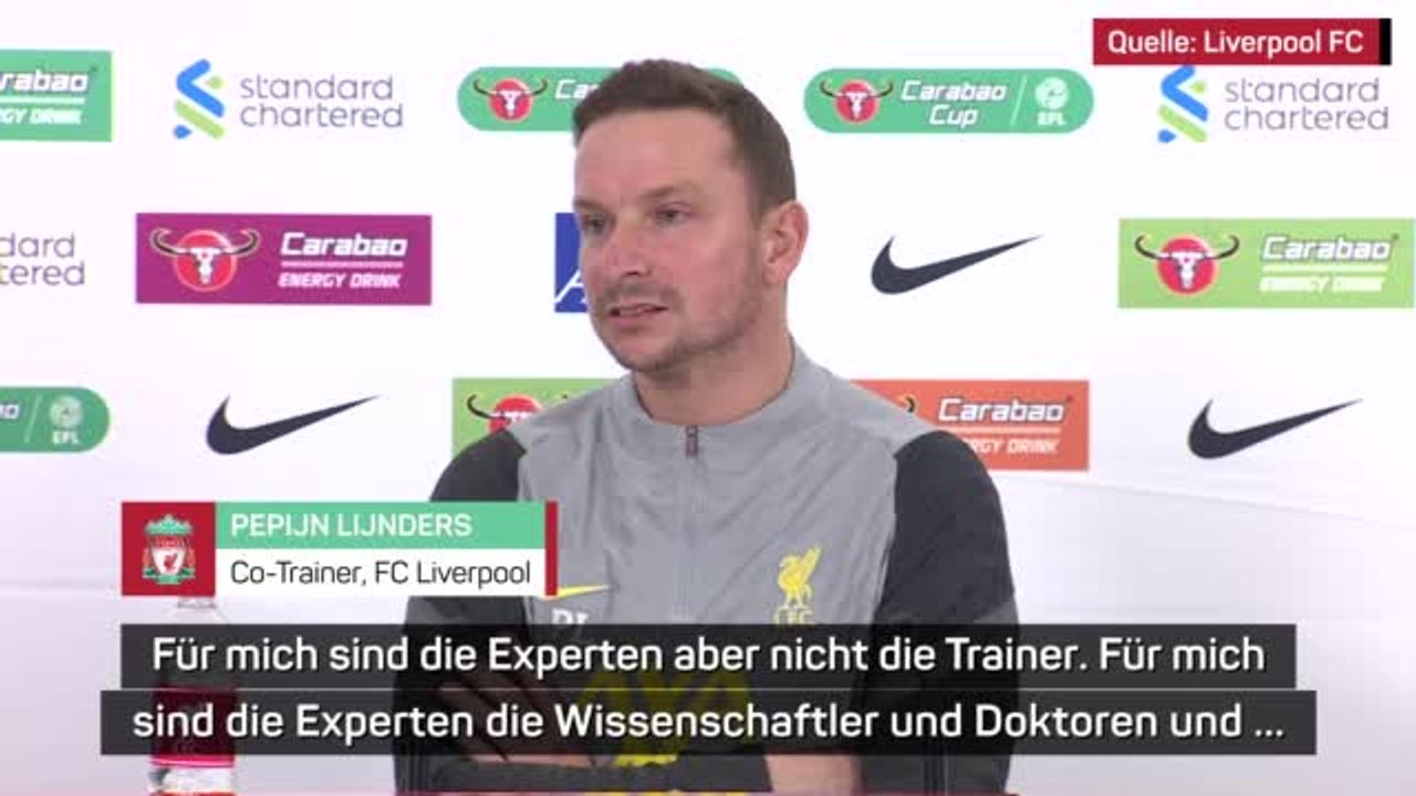 Klopp-Co Lijnders: 'Trainer sind keine Corona-Experten'