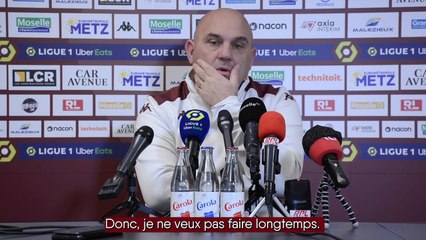 Lyon - Metz, la conférence d'avant-match