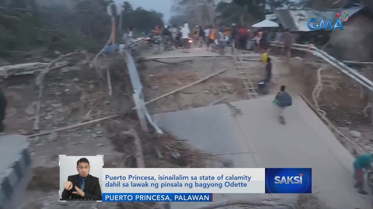 Puerto Princesa City at Palawan, isinailalim sa state of calamity | Saksi